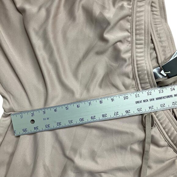 Adidas Pants Mens 2XL Tiro 23 AEROREADY Wonder Taupe HY7584 Ankle Zip Stripes - Picture 6 of 13